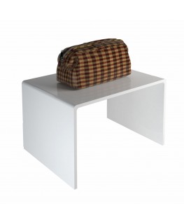 E-231 - Tavolino plexiglass bianco - Spessore 5 mm.