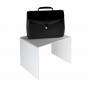 Mesa de plexiglás blanco - Espesor 5 mm.