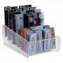 Toonbankdisplay voor versnipperde tabak in transparant plexiglas
