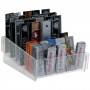 Toonbankdisplay voor versnipperde tabak in transparant plexiglas