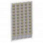 Expositor de pared de plexiglás transparente para boletos de apuestas y tarjetas rasca y gana