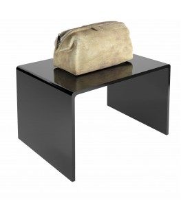 Tavolino plexiglass nero