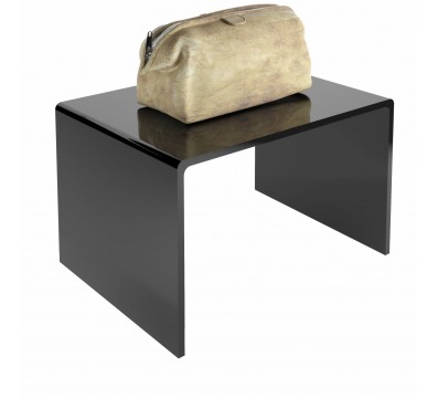Tavolino plexiglass nero