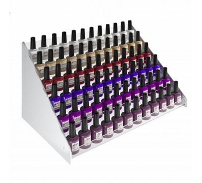 E-557 - Espositore da banco Make Up con Pannello Laterale Bianco