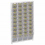 Expositor de pared de plexiglás transparente para boletos de apuestas y tarjetas rasca y gana