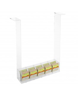 Acrylic countertop scratch and win card holder display without locking door