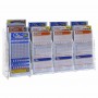 Expositor de mostrador para tarjetas en plexiglás transparente