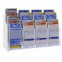 Expositor de mostrador para tarjetas en plexiglás transparente