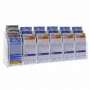 Countertop display for cards in transparent plexiglass