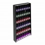Vitrina de pared para maquillaje con lateral negro de doble fondo - Ancho 31 cm.