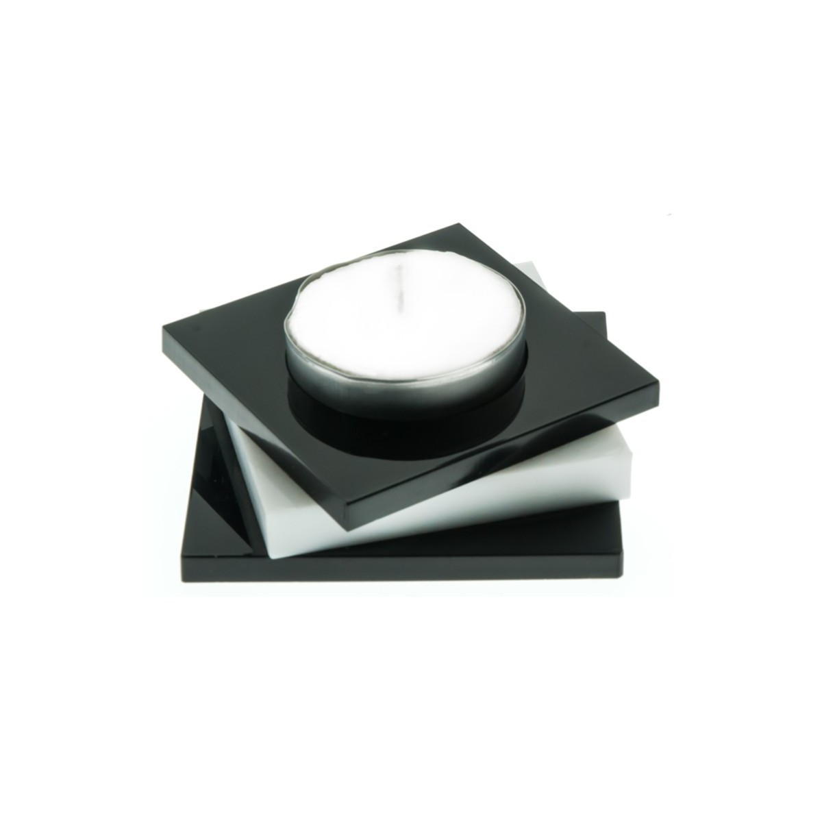 E-080 PCN-A - Porta candele in plexiglass colorato A