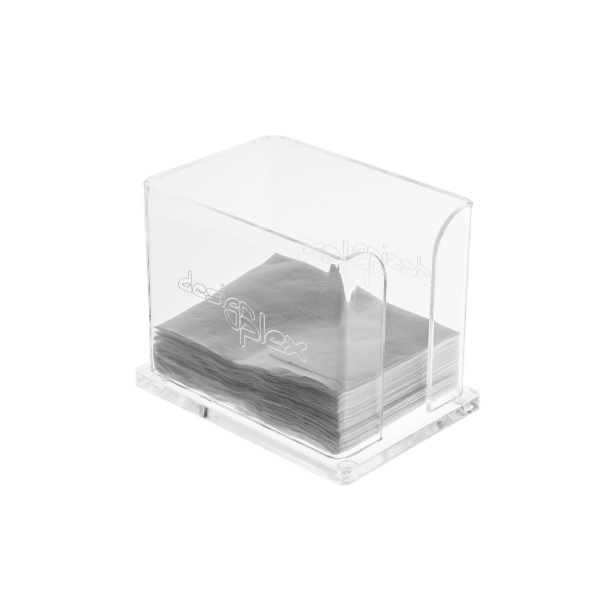 E-086 PT - Porta tovaglioli plexiglass trasparente