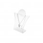 Halskettenhalter aus Plexiglass, transparent, für Theken