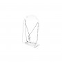 Porta collana in plexiglass trasparente da banco - Misure: 10 x 4 x H15 cm