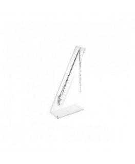 E-092 PB-C - Porta bracciali in plexiglass trasparente da banco - Misure: 9 x 4 x H20 cm