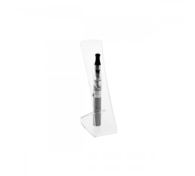 E-093 PSE-C - Porta sigaretta elettronica da banco in plexiglass trasparente- Misure: 5 x 9 x H15 cm