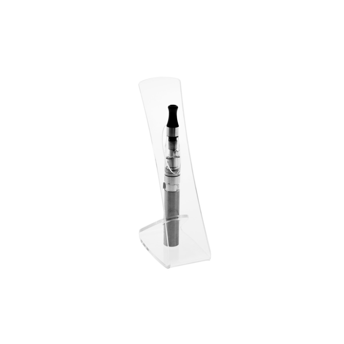 Porta sigaretta elettronica da banco in plexiglass trasparente- Misure: 5 x 9 x H15 cm