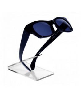 E-126 ESP-B - Portaocchiali in plexiglass trasparente - Misura: 6,5x9.5x H4 cm