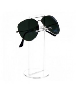 E-126 ESP-D - Portaocchiali in plexiglass trasparente - Misura: 6,5x6,5x H15 cm