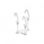 Clear Acrylic wrist watch display holder stand, for 3 bracelet watches