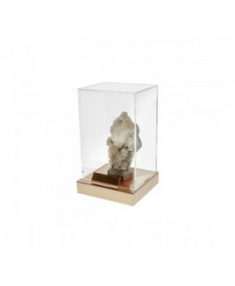 E-190 TEC - Teca in plexiglass trasparente e base colorata - Misure interne: 19x16x H30
