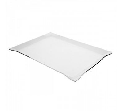 E-242 VAS - Vassoio in plexiglass trasparente porta oggetti - Misure: 30 x 40 x H4 cm - Spessore 3 mm