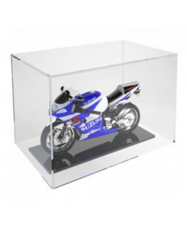 E-245 TEC - Teca in plexiglass trasparente 5 lati chiusi con fondo aperto - Misure: 30x20x H20 cm