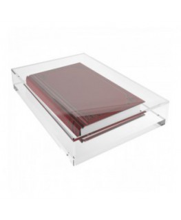 E-247 TEC - Teca in plexiglass trasparente 5 lati chiusi con fondo avvitato - Misure: 30x20x H4 cm