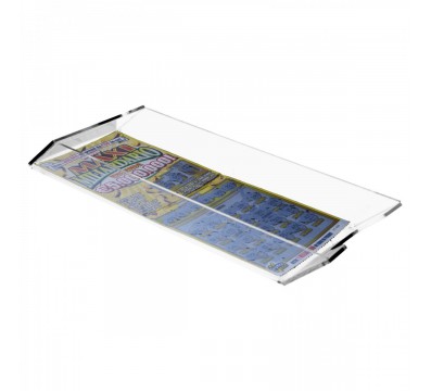 E-287 EGV-D - Espositore schedine e gratta e vinci da cassetto per raccolta schedine vinte - Misure: 12 x 25x H4 cm