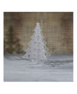 E-447 ALS - Alberello natalizio in plexiglass satinato adatto per decorare il tuo ambiente