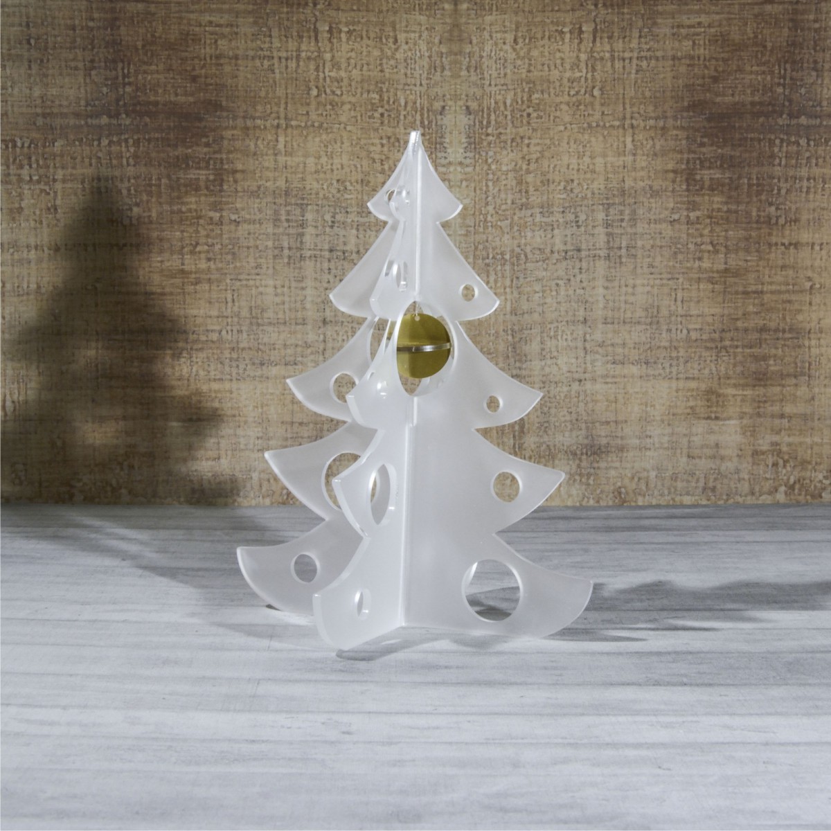 E-451 ALS - Alberello natalizio in plexiglass satinato adatto per decorare il tuo ambiente