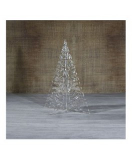 E-454 ALT - Alberello natalizio in plexiglass trasparente adatto per decorare il tuo ambiente