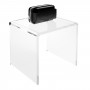 Transparent plexiglass table - Thickness 5 mm.