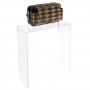 Transparent plexiglass table - Thickness 5 mm.