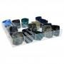 Krawattenhalter aus transparentem Plexiglas