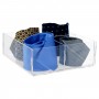 Krawattenhalter aus transparentem Plexiglas
