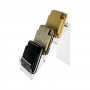 Transparante plexiglas lederwaren display