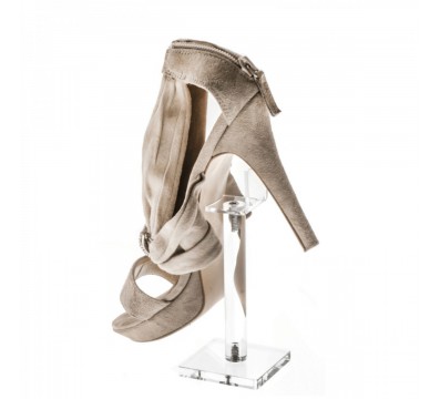 E-161 - Espositore alzatacchi in plexiglass trasparente