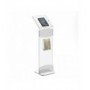 Floor stand for Tablet, iPad, Smartbook, Netbook made of transparent plexiglass