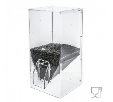 E-087 SC - Dispenser caffè da 3.0 kg in plexiglass trasparente