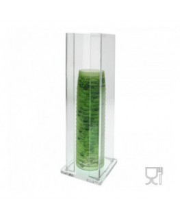 E-012 - Porta coppette in plexiglass trasparente – H36 cm