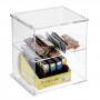 Transparent Plexiglass Lighter Display Stand with Horizontal Shelf