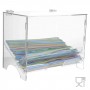Strohhalmhalter aus Plexiglass für den Tisch, transparent