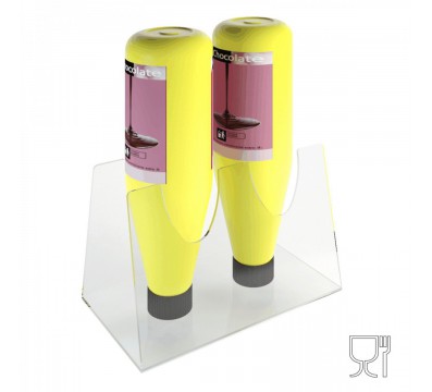 E-308 - Espositore porta topping in plexiglass trasparente