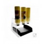 Transparante plexiglas topping display