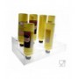 Transparante plexiglas topping display