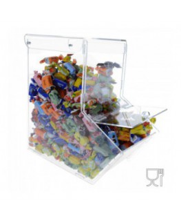 E-312 - Espositore silos per caramelle in plexiglass trasparente