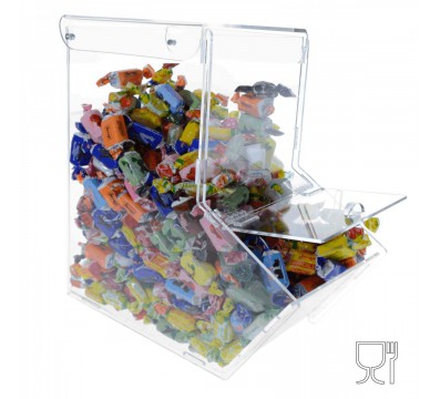 E-312 - Espositore silos per caramelle in plexiglass trasparente