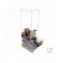 Transparante silo van plexiglas voor snoep