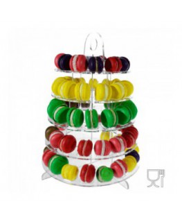 E-376 - Porta macarons in plexiglass trasparente